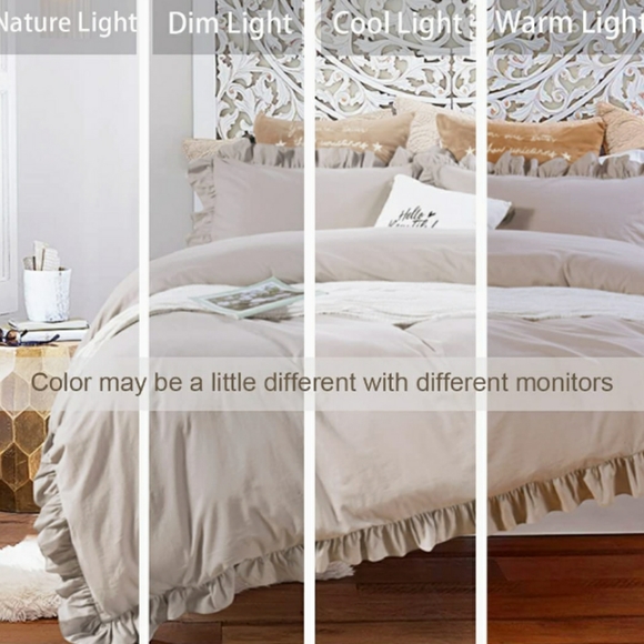 🆕⭐ Farmhouse Shabby chic rustic duvet cover set - Picture 3 of 9